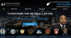 Desktop Screenshot of frankwalkerlaw.com
